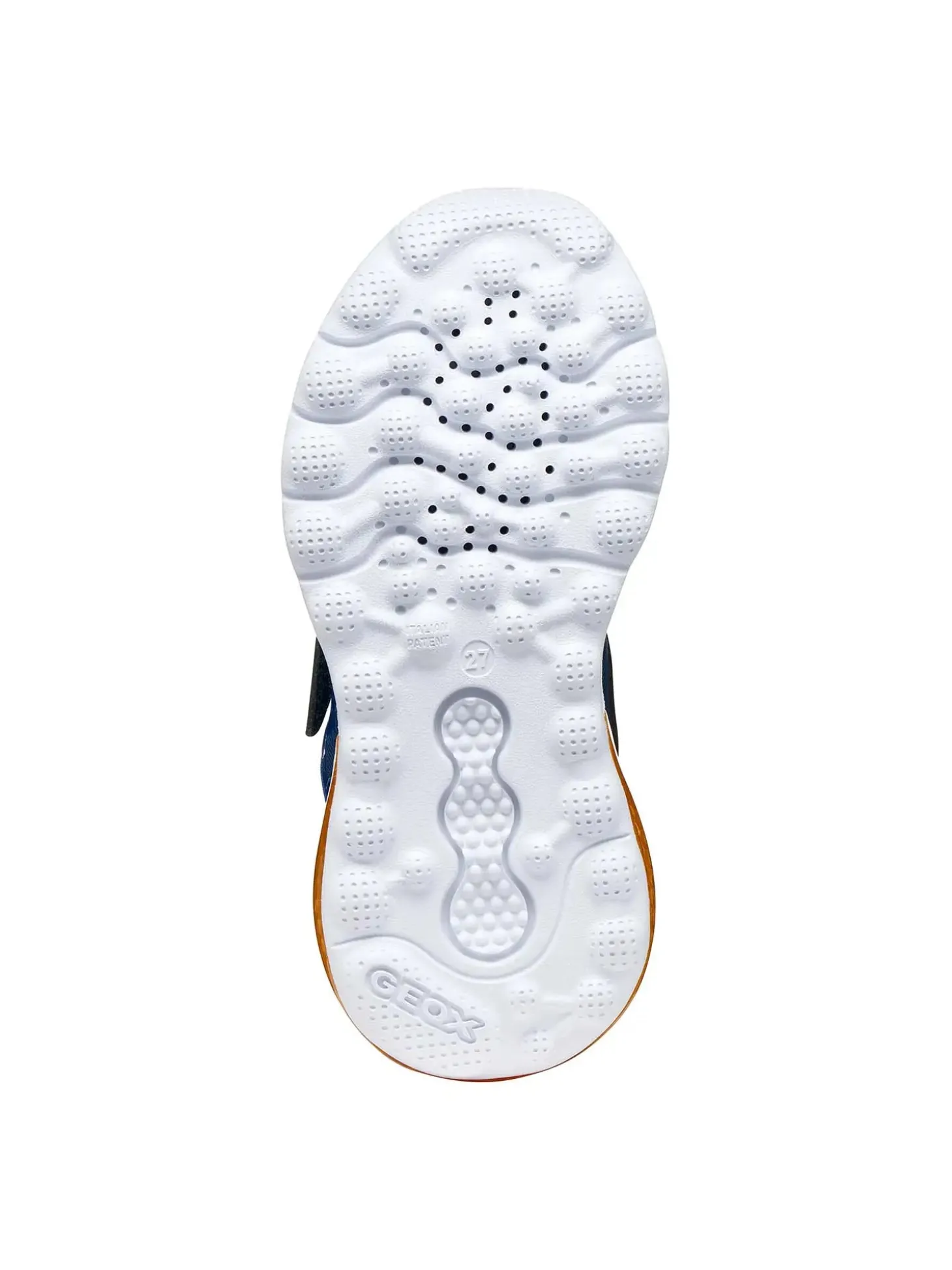 SNEAKERS RAGAZZO - GEOX NAVY-ARANCIO - J65LYA 011CE