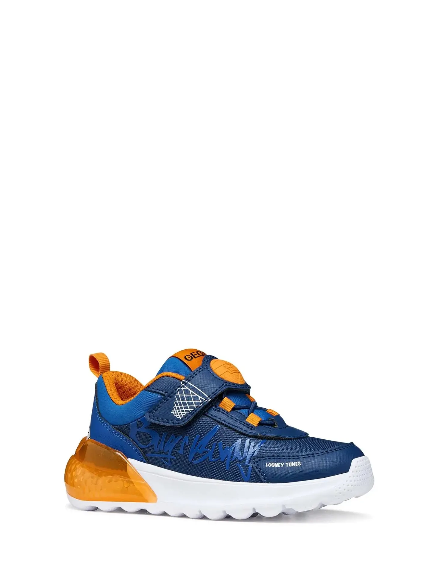SNEAKERS RAGAZZO - GEOX NAVY-ARANCIO - J65LYA 011CE