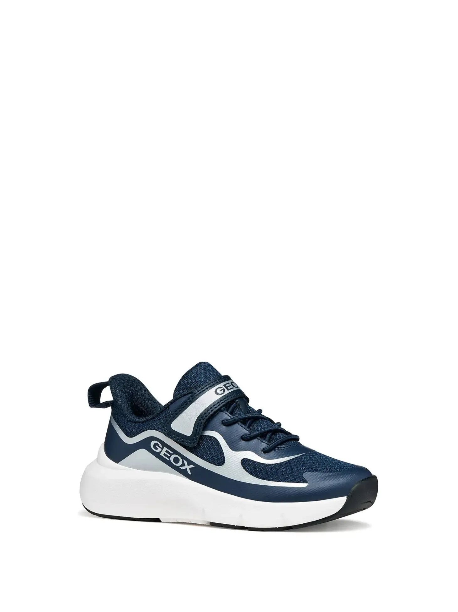 SNEAKERS RAGAZZO - GEOX NAVY-ARGENTO - J65P7F 01454