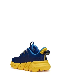 SNEAKERS RAGAZZO - GEOX NAVY-GIALLO - J46N1A 0149J
