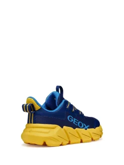 SNEAKERS RAGAZZO - GEOX NAVY-GIALLO - J46N1A 0149J