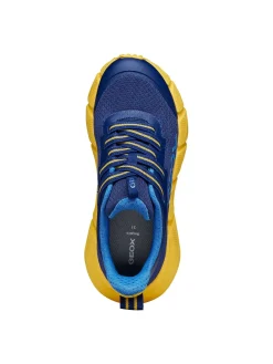 SNEAKERS RAGAZZO - GEOX NAVY-GIALLO - J46N1A 0149J
