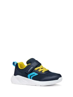 SNEAKERS RAGAZZO - GEOX NAVY-GIALLO - J36GBA 01454