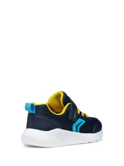 SNEAKERS RAGAZZO - GEOX NAVY-GIALLO - J36GBA 01454