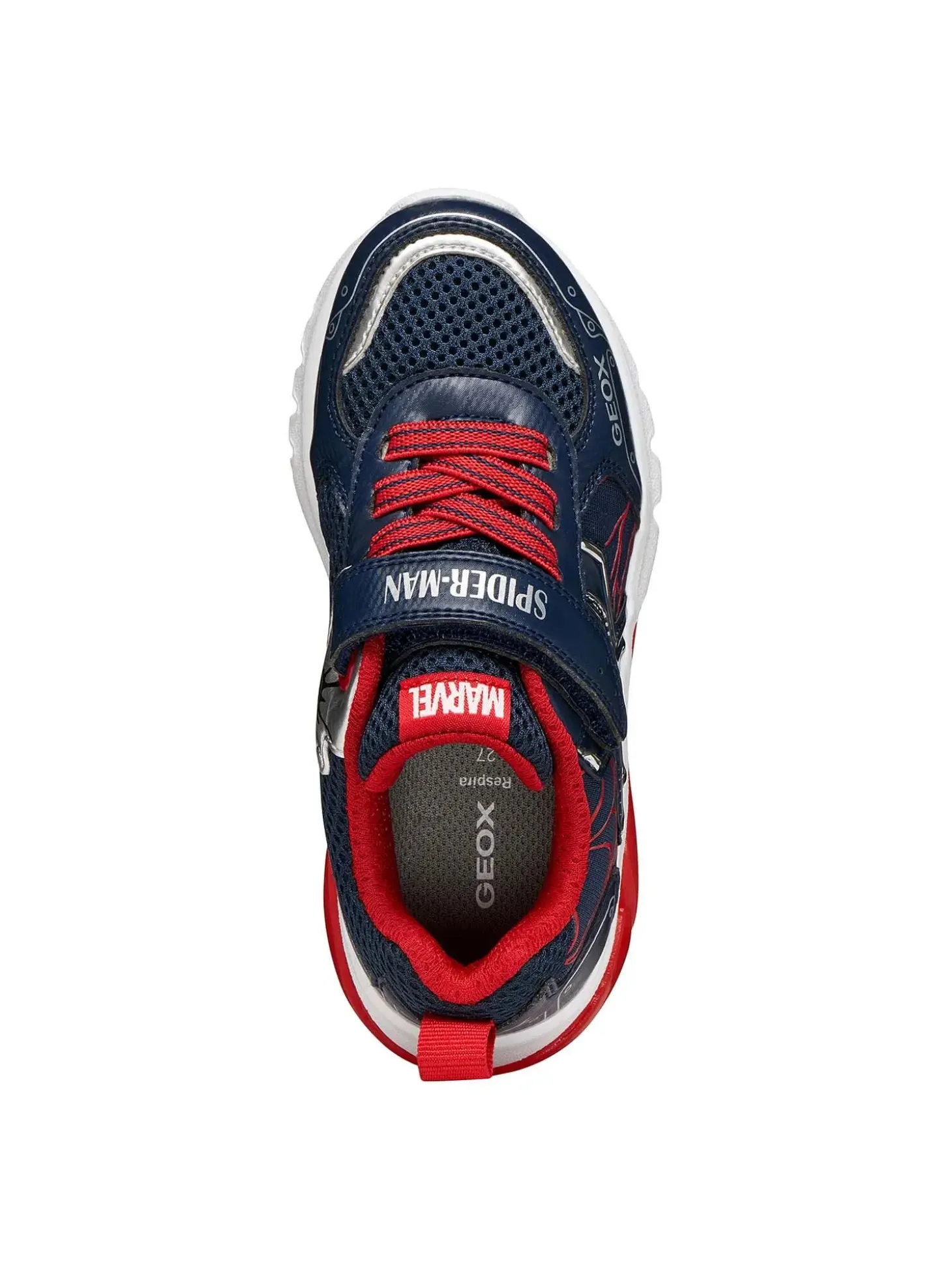 SNEAKERS RAGAZZO - GEOX NAVY-ROSSO - J65LBC 014CE
