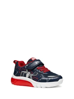 SNEAKERS RAGAZZO - GEOX NAVY-ROSSO - J65LBC 014CE