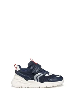 SNEAKERS RAGAZZO - GEOX NAVY-ROSSO - J55MQB 01454