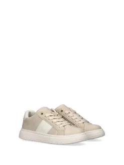 SNEAKERS UNISEX - CALVIN KLEIN BEIGE-BIANCO - V3X9-83292-1269