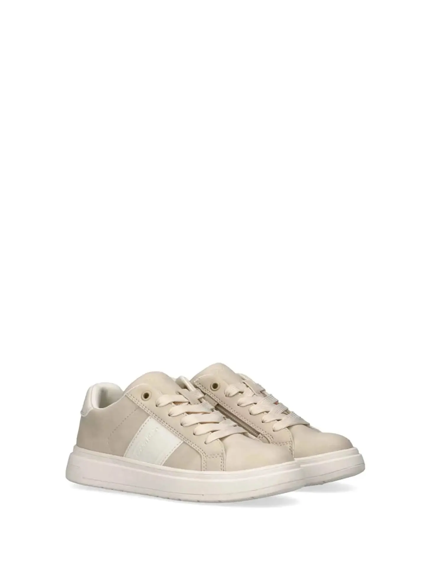 SNEAKERS UNISEX - CALVIN KLEIN BEIGE-BIANCO - V3X9-83292-1269