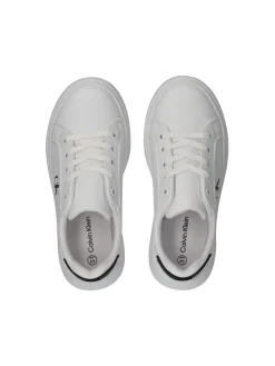 SNEAKERS UNISEX - CALVIN KLEIN BIANCO-NERO - V3X9-83300-1355