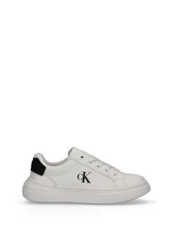SNEAKERS UNISEX - CALVIN KLEIN BIANCO-NERO - V3X9-83300-1355