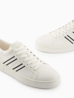 SNEAKERS UOMO - ARMANI EXCHANGE BIANCO-NERO - XM002198 AF21421