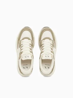 SNEAKERS UOMO - ARMANI EXCHANGE VERDE-BIANCO - XM002635 AF19388