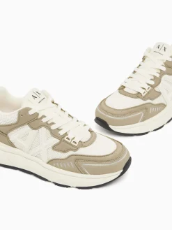 SNEAKERS UOMO - ARMANI EXCHANGE VERDE-BIANCO - XM002635 AF19388