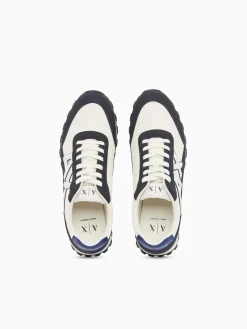 SNEAKERS UOMO - ARMANI EXCHANGE BIANCO-NAVY - XM001960 AF19388
