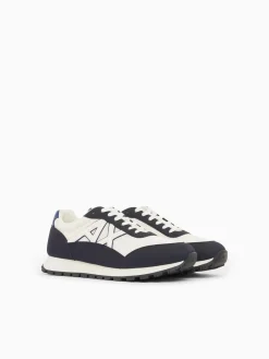 SNEAKERS UOMO - ARMANI EXCHANGE BIANCO-NAVY - XM001960 AF19388