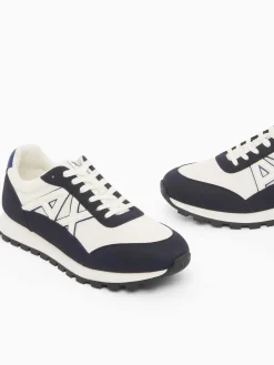 SNEAKERS UOMO - ARMANI EXCHANGE BIANCO-NAVY - XM001960 AF19388