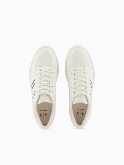 SNEAKERS UOMO - ARMANI EXCHANGE BIANCO-NERO - XM002198 AF21421