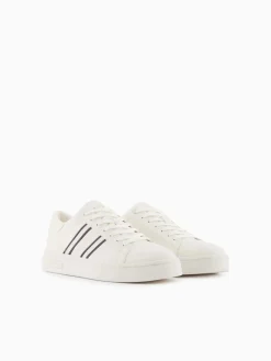 SNEAKERS UOMO - ARMANI EXCHANGE BIANCO-NERO - XM002198 AF21421