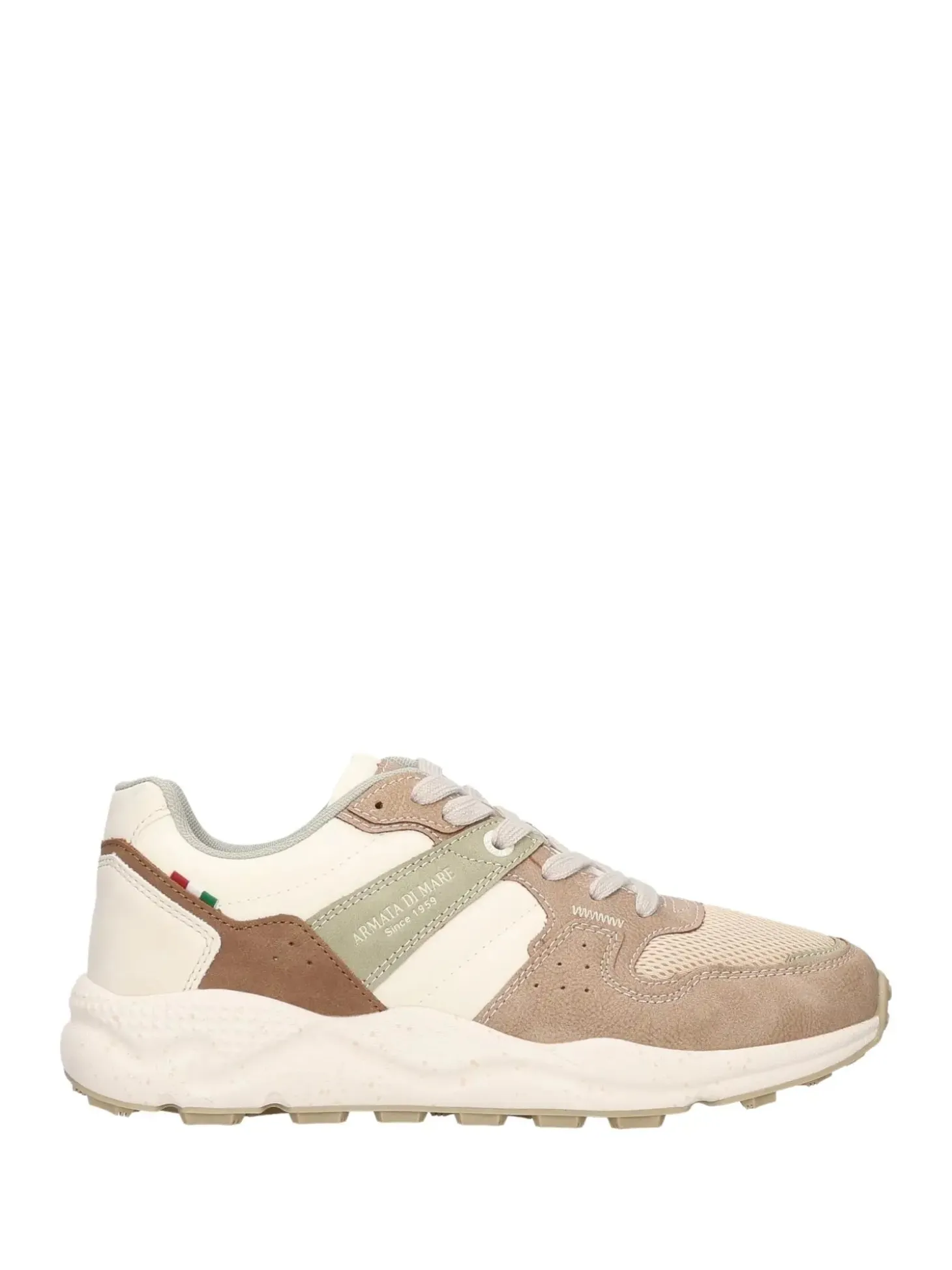 SNEAKERS UOMO - ARMATA DI MARE BEIGE - AMU 1L910