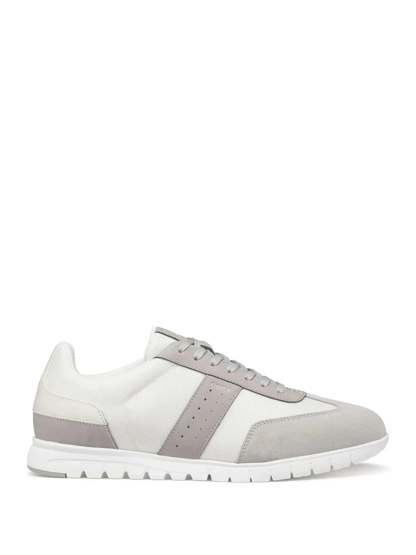 SNEAKERS UOMO - GEOX BIANCO-GRIGIO - U651JB 011EK