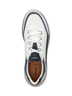 SNEAKERS UOMO - GEOX BIANCO-NAVY - U65HUC 0149B