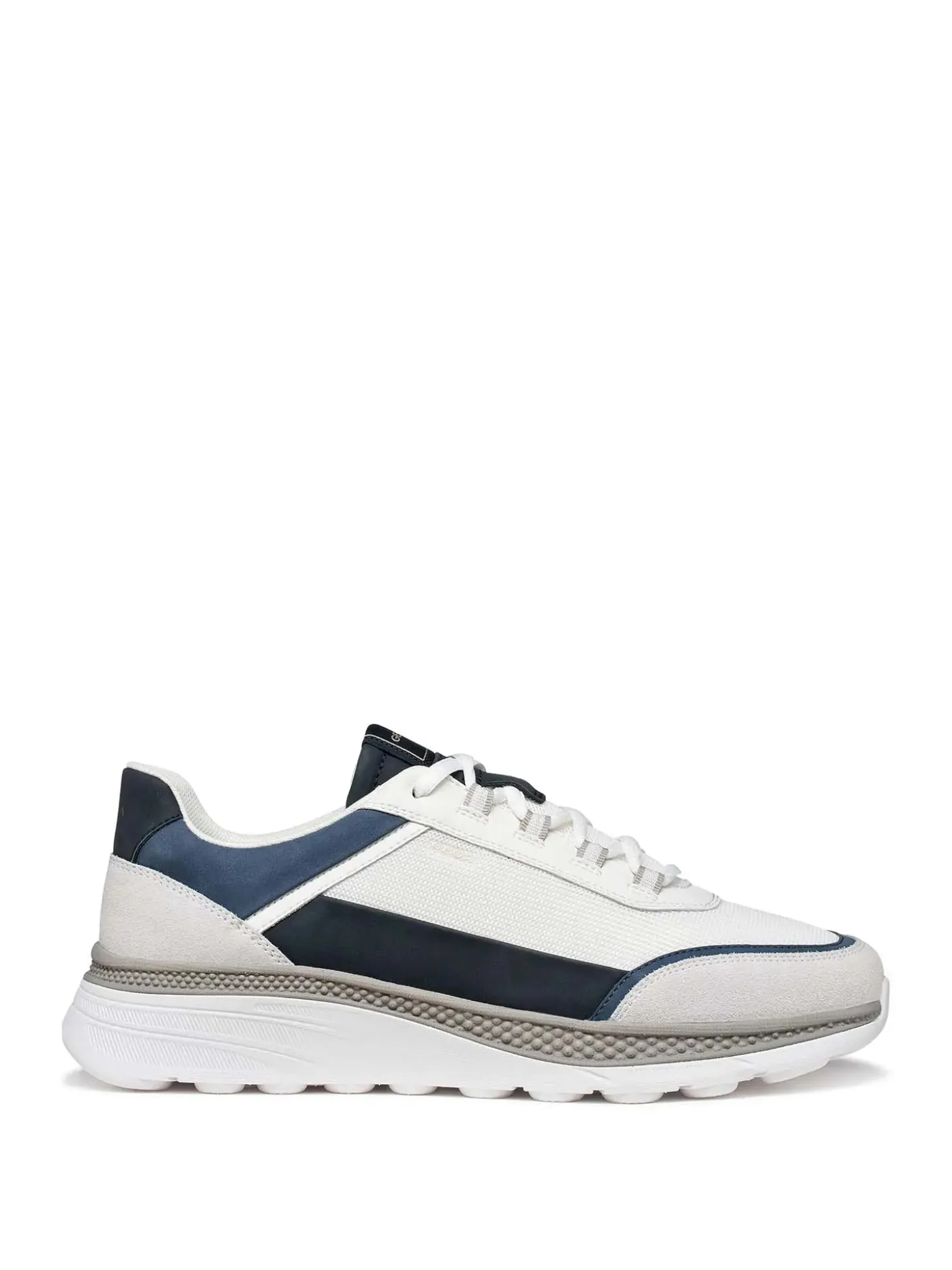 SNEAKERS UOMO - GEOX BIANCO-NAVY - U65HUC 0149B
