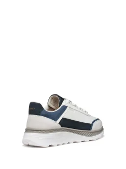 SNEAKERS UOMO - GEOX BIANCO-NAVY - U65HUC 0149B