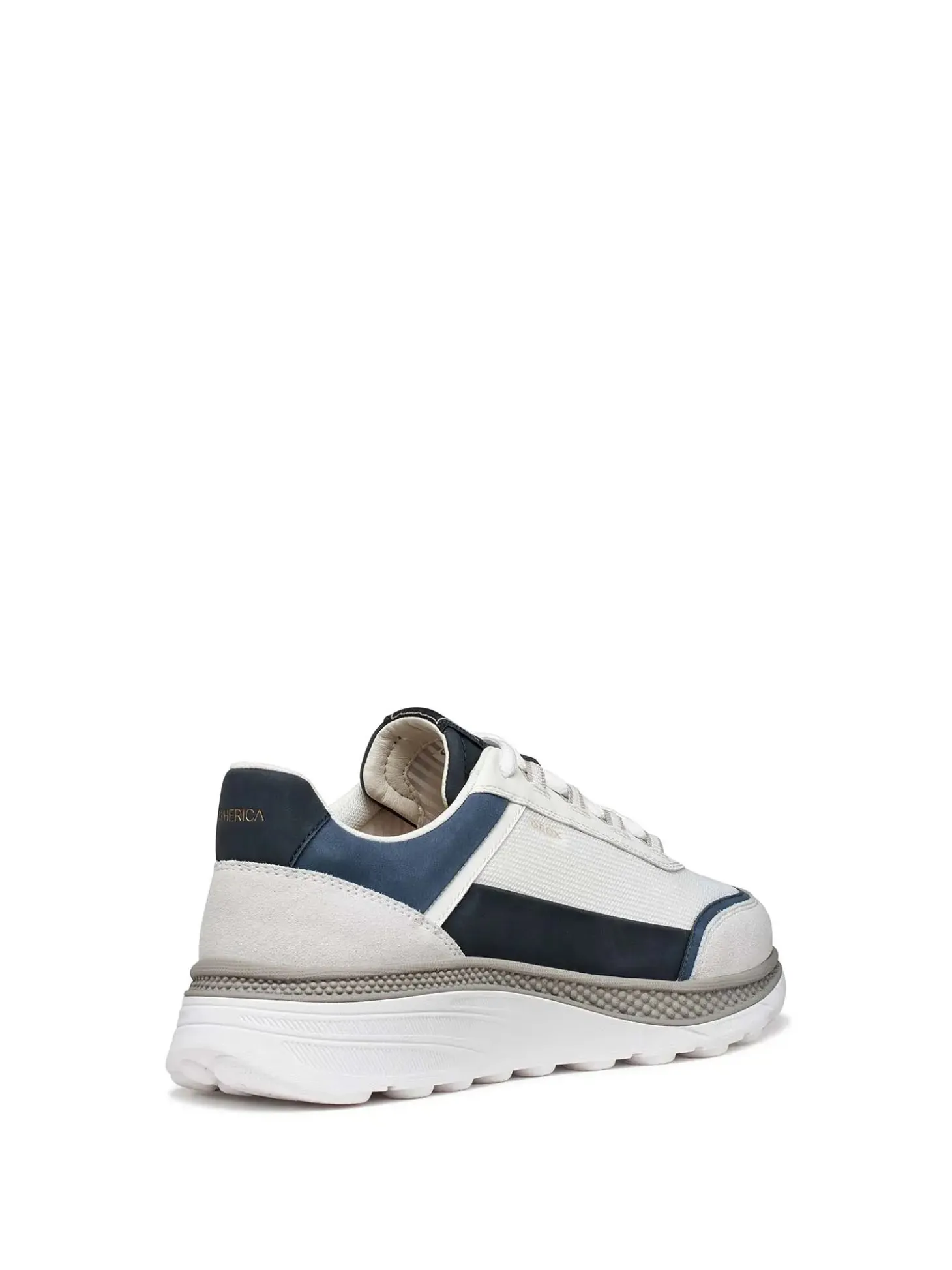 SNEAKERS UOMO - GEOX BIANCO-NAVY - U65HUC 0149B
