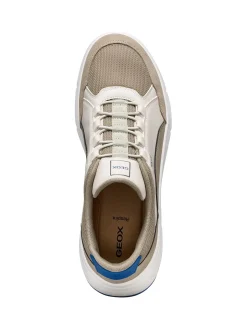 SNEAKERS UOMO - GEOX BIANCO-SABBIA - U659KA 0EK14
