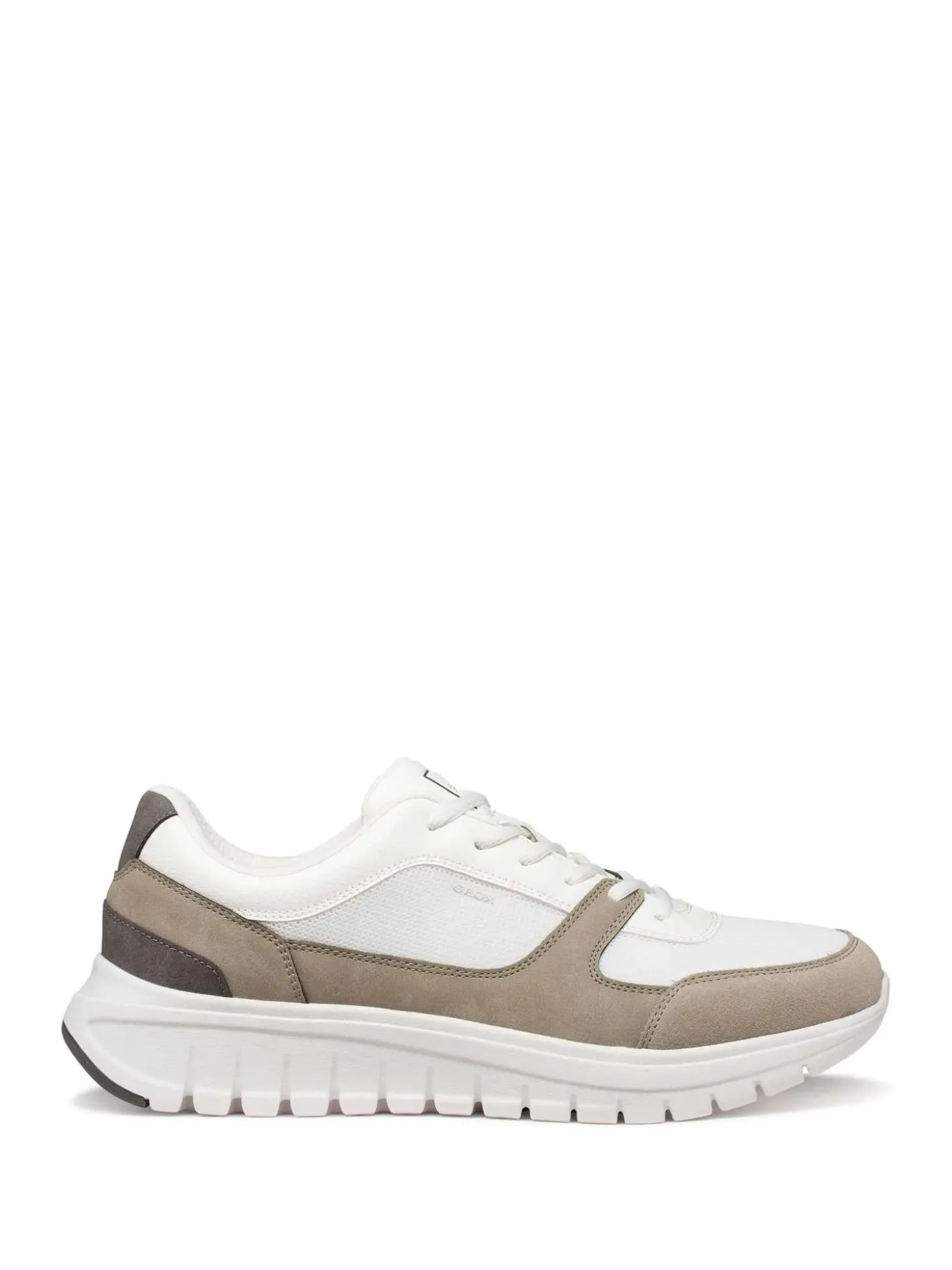 SNEAKERS UOMO - GEOX BIANCO-SABBIA - U65N4B 014EK