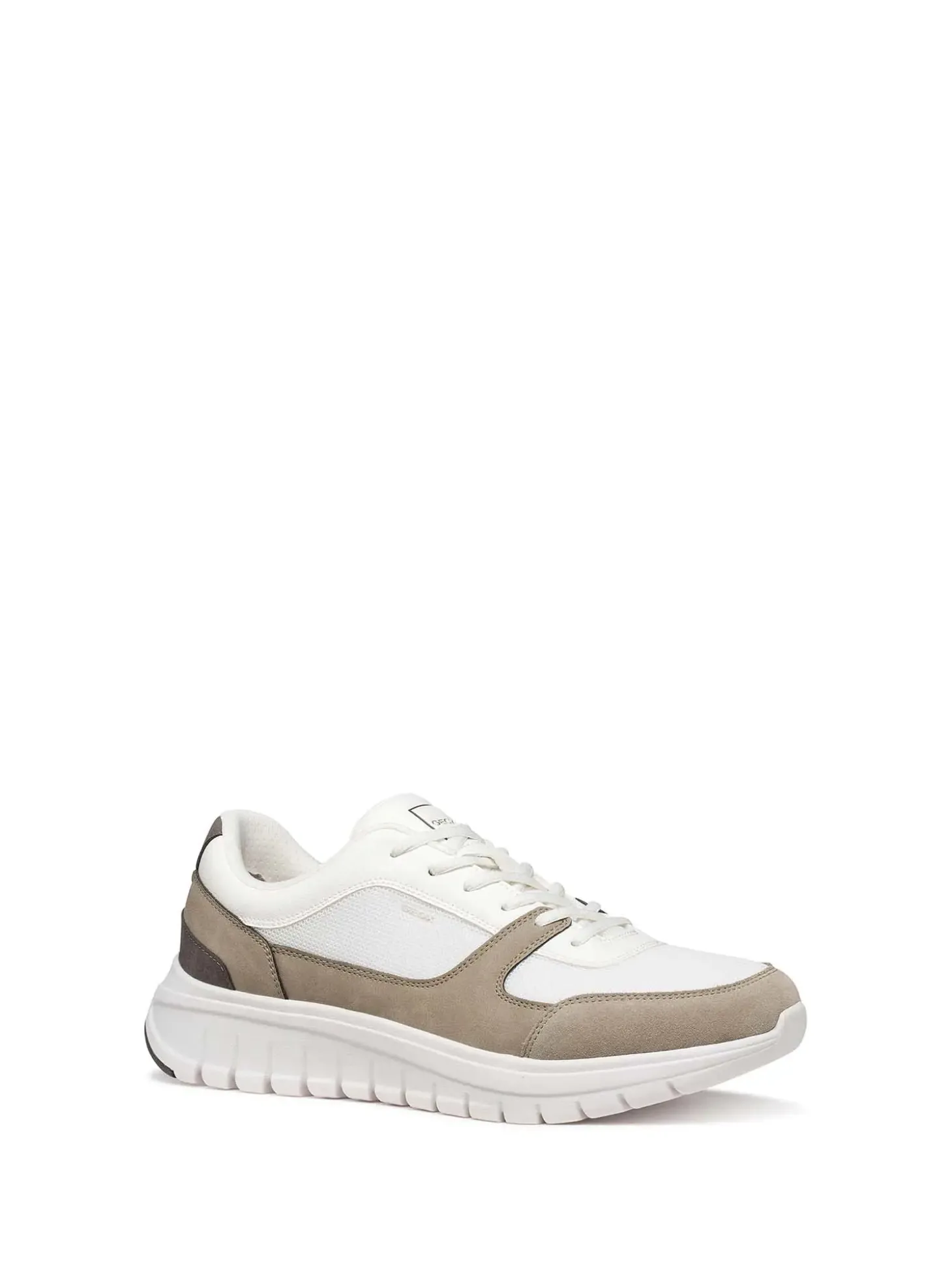 SNEAKERS UOMO - GEOX BIANCO-SABBIA - U65N4B 014EK