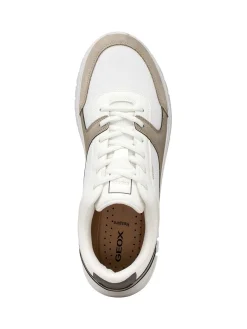 SNEAKERS UOMO - GEOX BIANCO-SABBIA - U65N4B 014EK