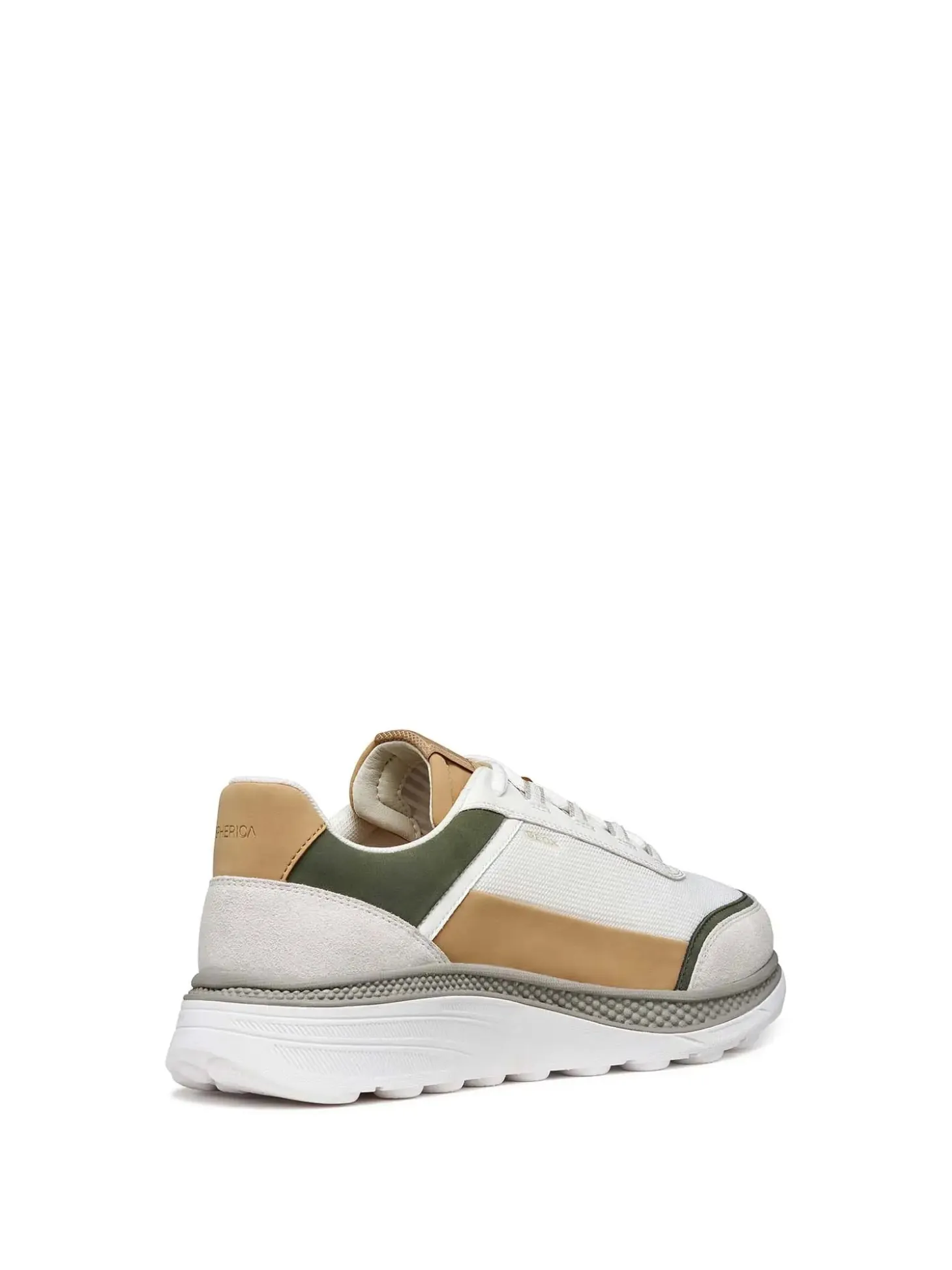 SNEAKERS UOMO - GEOX BIANCO-VERDE - U65HUC 014EK