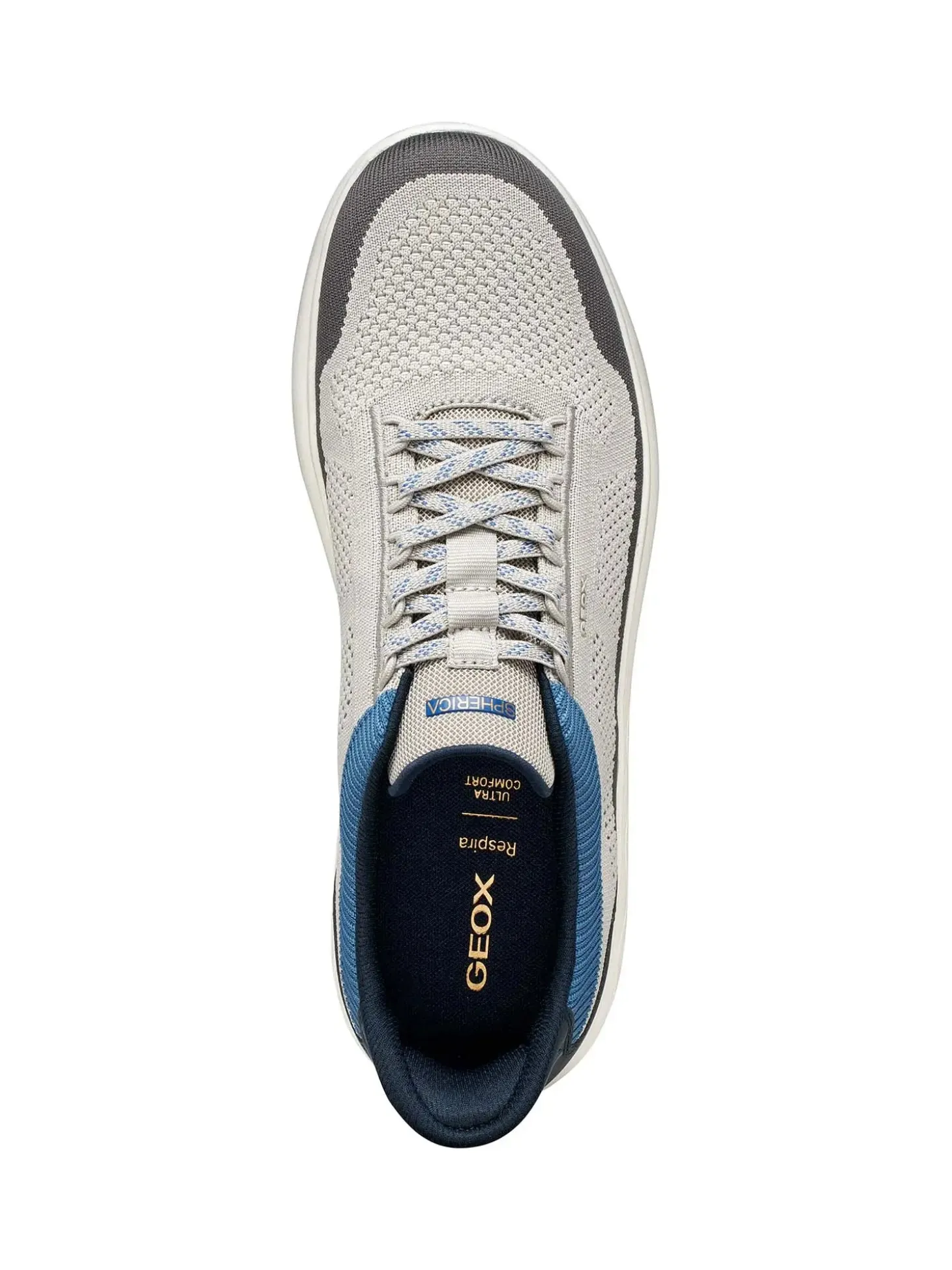 SNEAKERS UOMO - GEOX GRIGIO-NAVY - U65MPE 06KEK