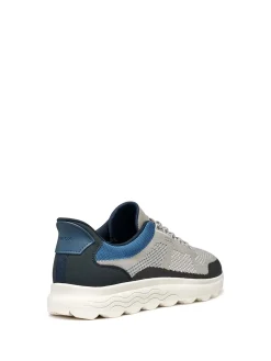 SNEAKERS UOMO - GEOX GRIGIO-NAVY - U65MPE 06KEK