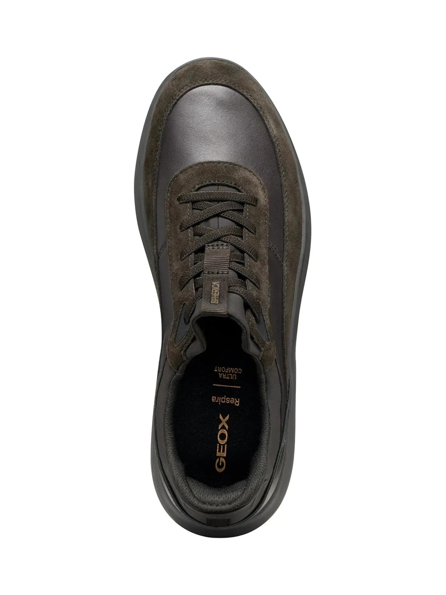 SNEAKERS UOMO - GEOX MARRONE - U56MPA 08522