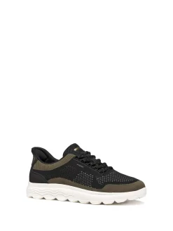 SNEAKERS UOMO - GEOX NERO-VERDE - U65MPE 06KEK