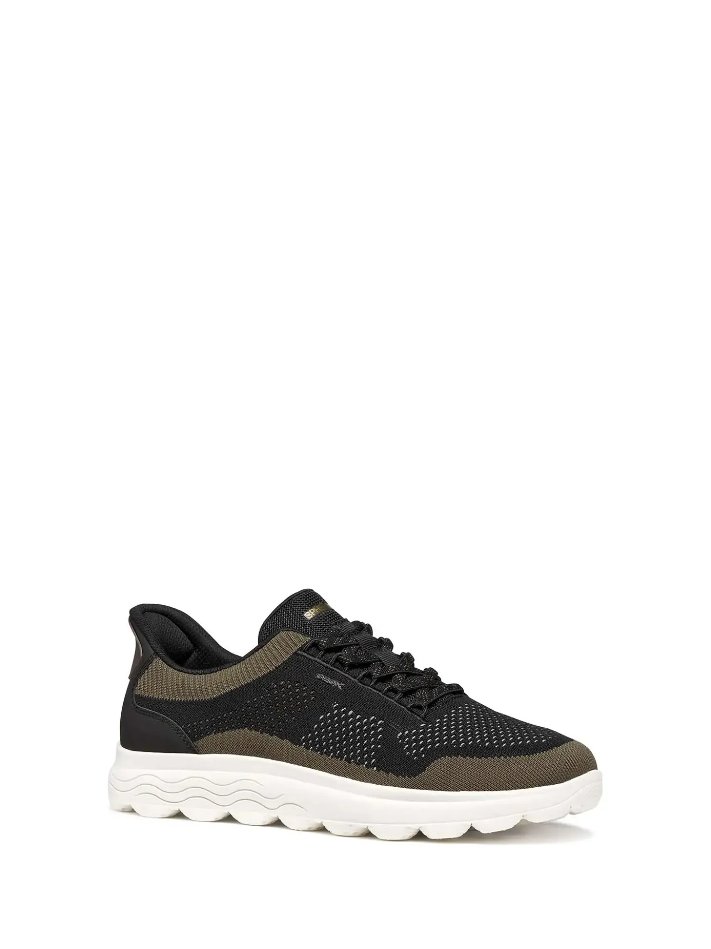 SNEAKERS UOMO - GEOX NERO-VERDE - U65MPE 06KEK