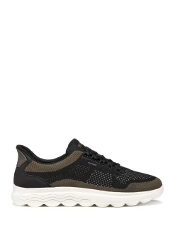 SNEAKERS UOMO - GEOX NERO-VERDE - U65MPE 06KEK