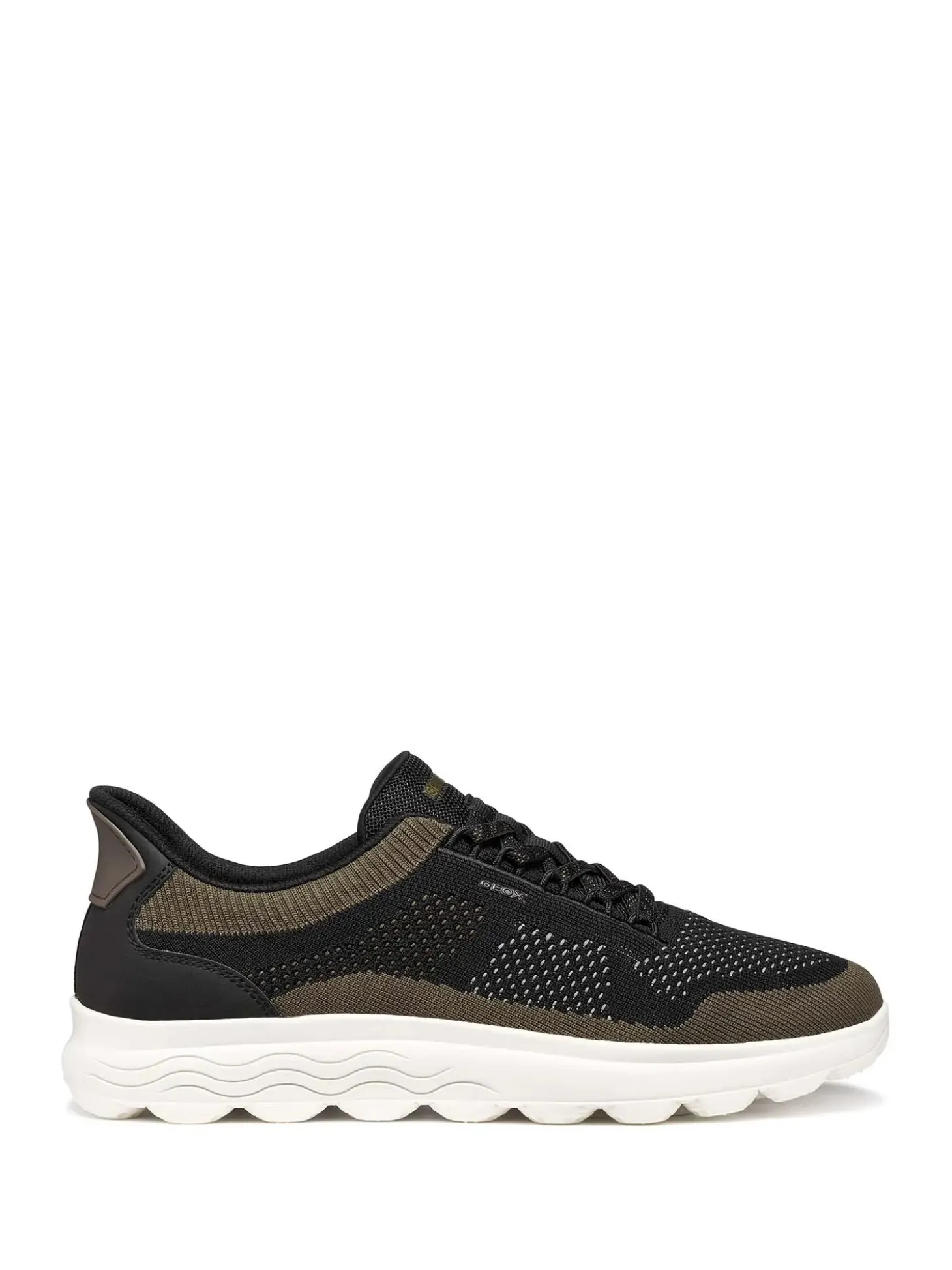 SNEAKERS UOMO - GEOX NERO-VERDE - U65MPE 06KEK