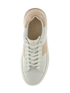 SNEAKERS UOMO - GUESS BIANCO-BEIGE - FMJEBA LEA12