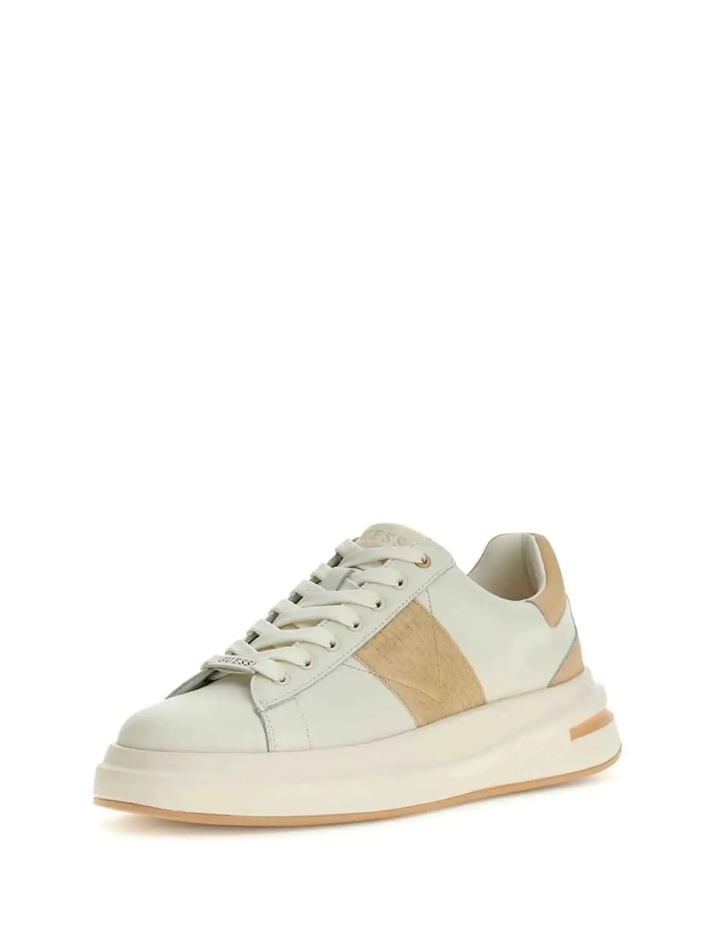 SNEAKERS UOMO - GUESS BIANCO-BEIGE - FMJEBA LEA12