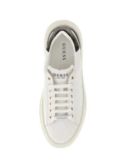 SNEAKERS UOMO - GUESS BIANCO-MARRONE - FMPVIB LEA12