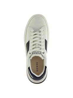 SNEAKERS UOMO - GUESS BIANCO-NAVY - FMJEBA LEA12