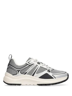 SNEAKERS UOMO - LIU-JO ARGENTO-NERO - 7B6009TX519
