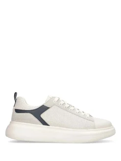 SNEAKERS UOMO - LIU-JO BIANCO-BLU - 7B6001PX355