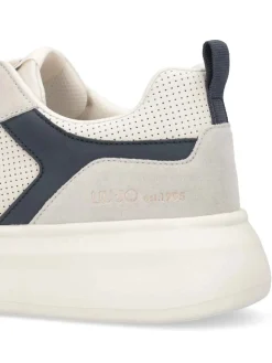 SNEAKERS UOMO - LIU-JO BIANCO-BLU - 7B6001PX355