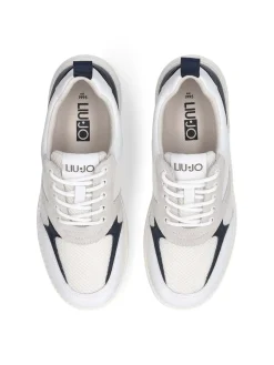 SNEAKERS UOMO - LIU-JO BIANCO-BLU - 7B6005PX029