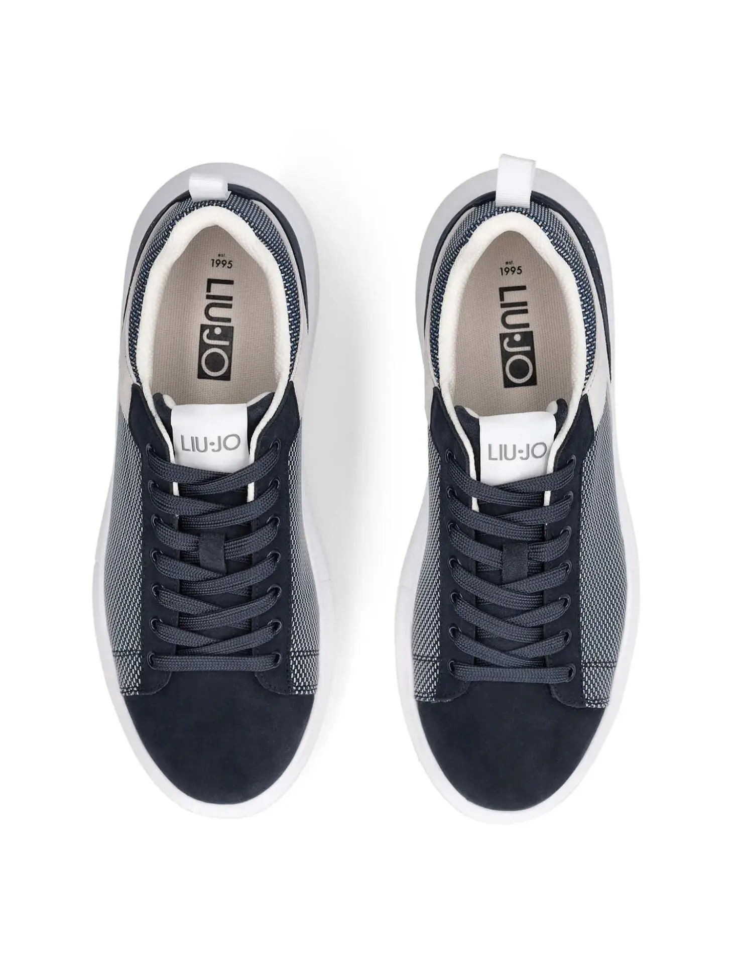 SNEAKERS UOMO - LIU-JO BLU-BIANCO - 7B6001PX027